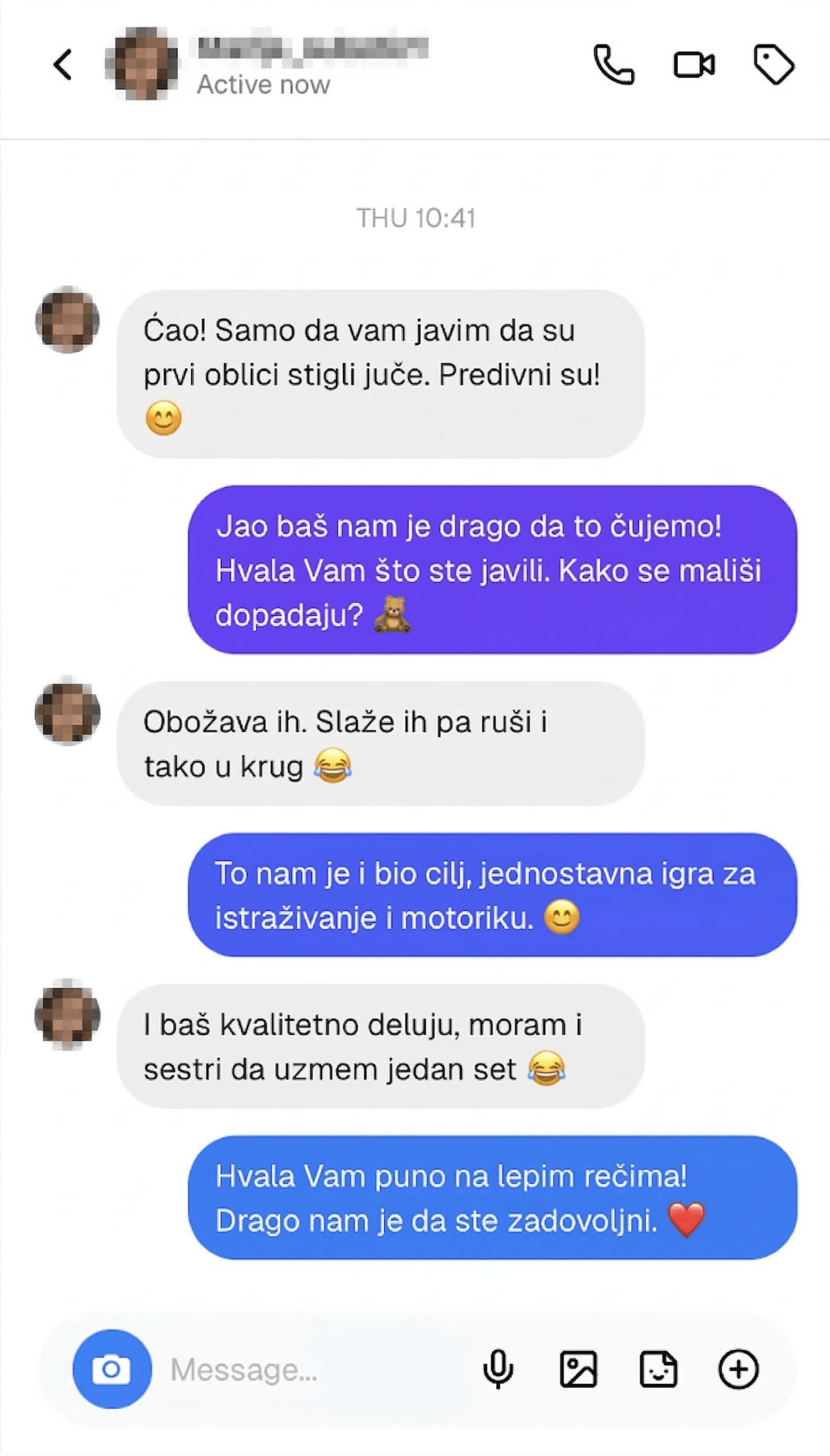 Anonimizovana poruka roditelja kao odgovor na Instagram priču